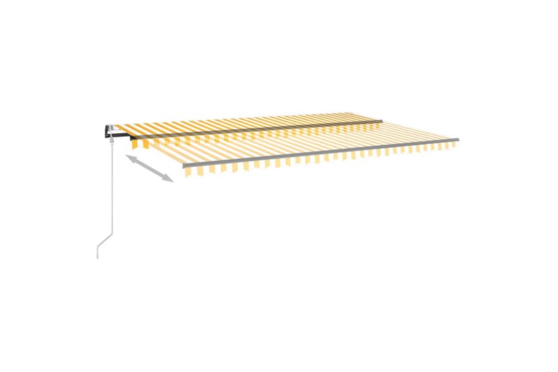 Automaattisesti sisäänkelattava markiisi 500x300 cm - Puutarhakalusteet - Aurinkosuoja - Markiisi
 - Terassimarkiisi