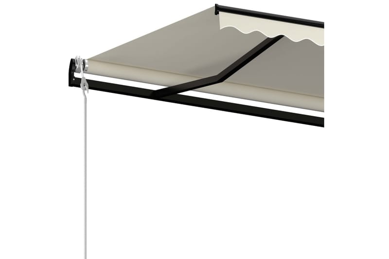 Automaattisesti sisäänkelattava markiisi 500x350 cm kerma - Puutarhakalusteet - Aurinkosuoja - Markiisi
 - Terassimarkiisi