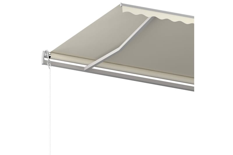 Automaattisesti sisäänkelattava markiisi 600x350 cm kerma - Puutarhakalusteet - Aurinkosuoja - Markiisi
 - Terassimarkiisi