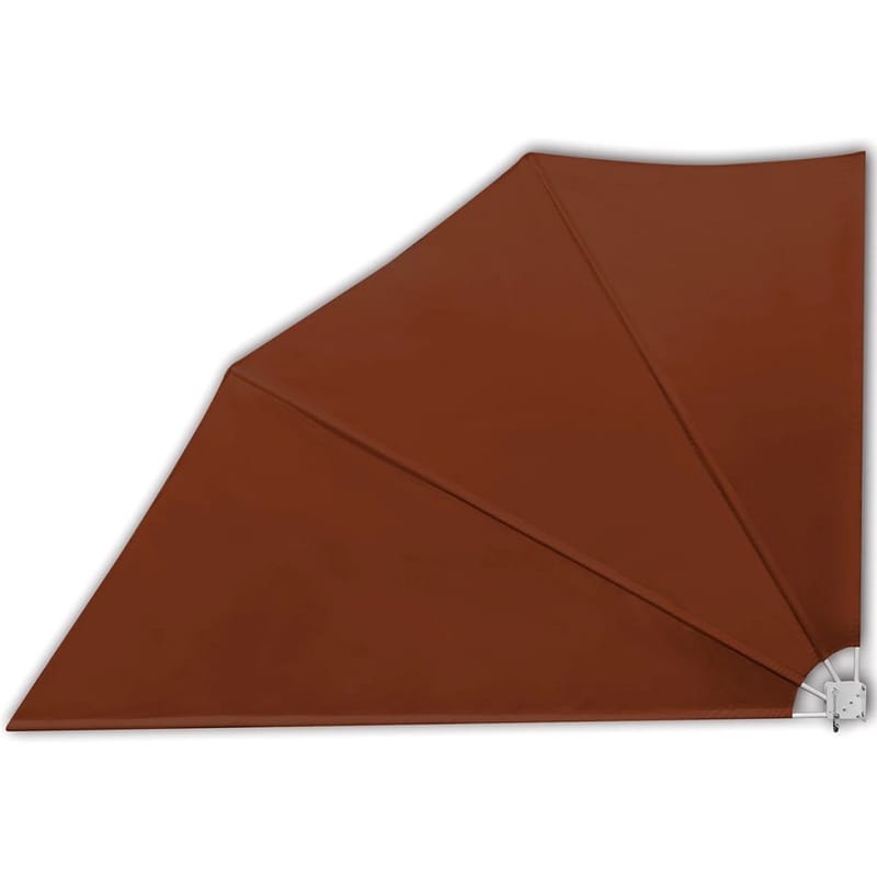 Kokoontaittuva parvekkeen sivumarkiisi terrakotta 160x240 cm - Ruskea - Puutarhakalusteet - Aurinkosuoja - Markiisi
 - Parvekemarkiisi