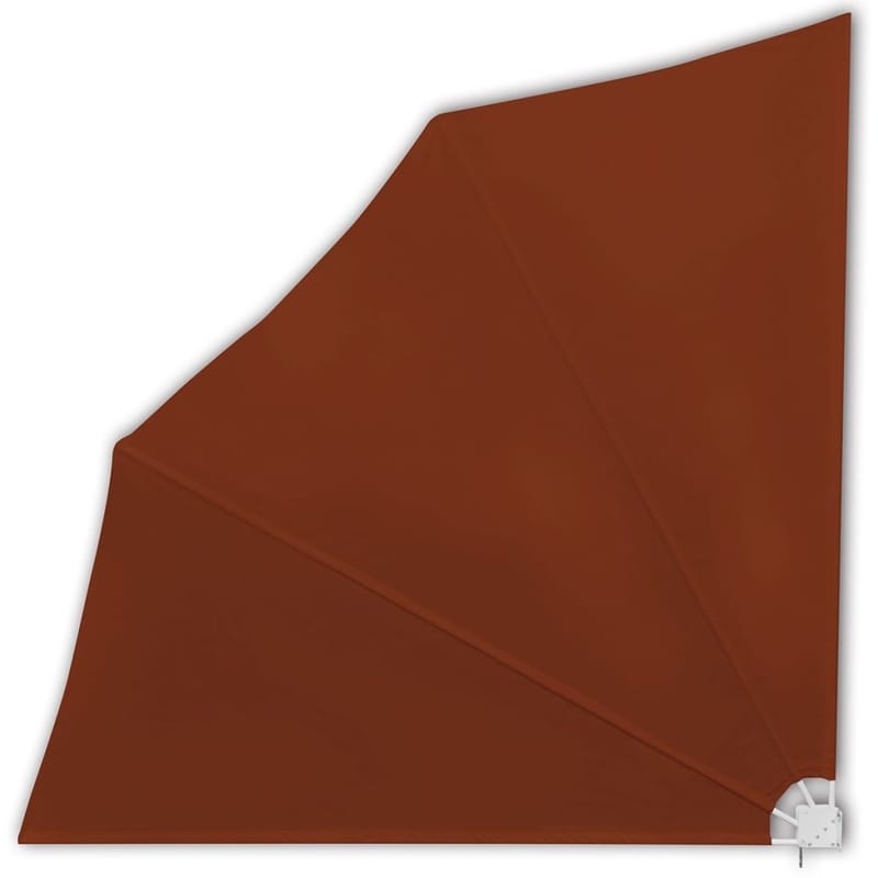 Kokoontaittuva parvekkeen sivumarkiisi terrakotta 140x140 cm - Ruskea - Puutarhakalusteet - Aurinkosuoja - Markiisi
 - Parvekemarkiisi