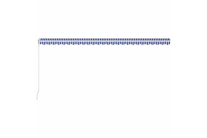 Manuaalisesti kelattava markiisi 600x300cm sininen/valkoinen - Markiisi
 - Ikkunamarkiisi - Ikkunatarvikkeet
