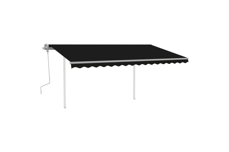 Manuaalisesti kelattava markiisi LED-valoilla 4x3 m - Puutarhakalusteet - Aurinkosuoja - Markiisi
 - Terassimarkiisi
