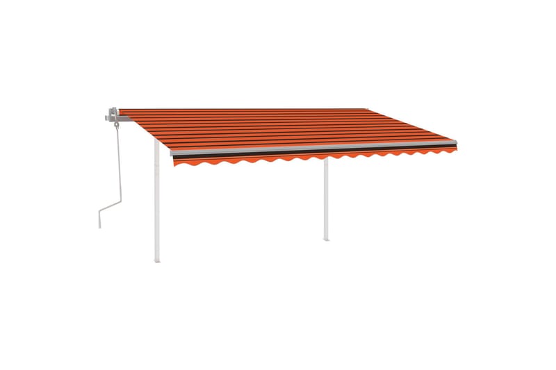 Manuaalisesti kelattava markiisi LED-valot 4,5x3m - Puutarhakalusteet - Aurinkosuoja - Markiisi
 - Terassimarkiisi