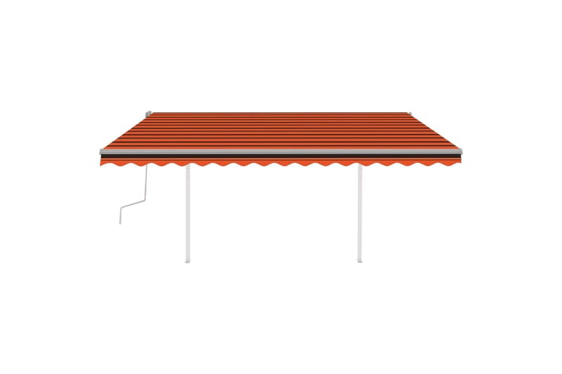 Manuaalisesti kelattava markiisi LED-valot 4,5x3m - Puutarhakalusteet - Aurinkosuoja - Markiisi
 - Terassimarkiisi