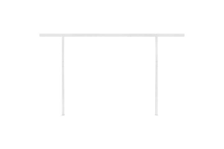 Manuaalisesti kelattava markiisi tolpilla 4x3,5 m - Terassimarkiisi - Markiisi
 - Parvekemarkiisi - Ikkunatarvikkeet
