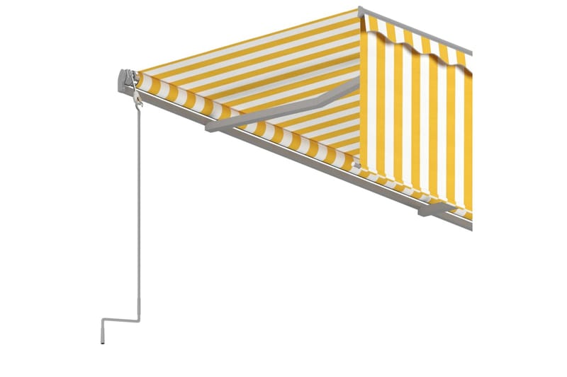 Manuaalisesti kelattava markiisi verhoilla 4x3 m - Puutarhakalusteet - Aurinkosuoja - Markiisi