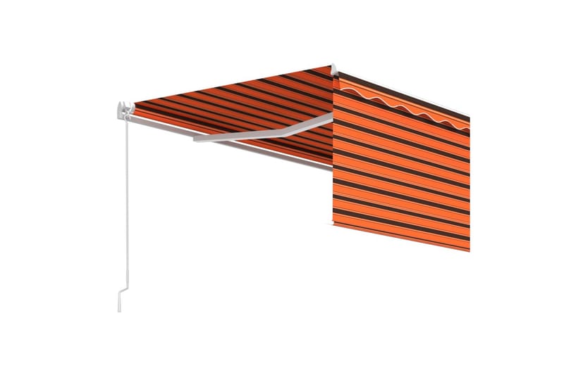 Manuaalisesti kelattava markiisi verhoilla 4x3 m - Puutarhakalusteet - Aurinkosuoja - Markiisi