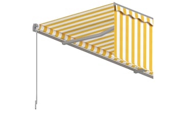 Manuaalisesti kelattava markiisi verhoilla 5x3 m - Puutarhakalusteet - Aurinkosuoja - Markiisi