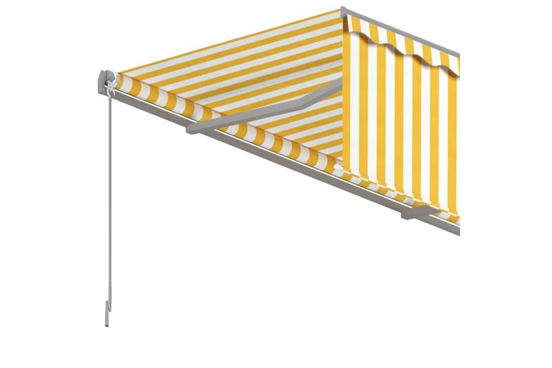 Manuaalisesti kelattava markiisi verhoilla 5x3 m - Puutarhakalusteet - Aurinkosuoja - Markiisi