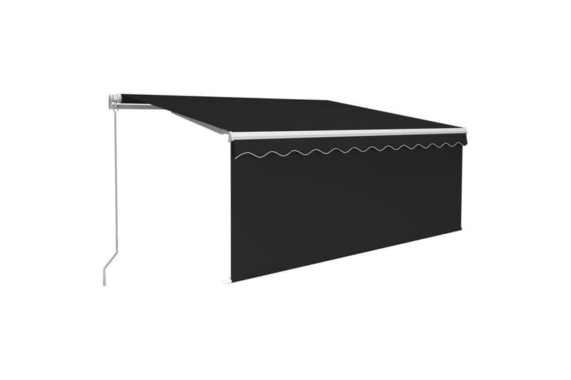 Manuaalisesti kelattava markiisi verho/LED 3x2,5 m - Puutarhakalusteet - Aurinkosuoja - Markiisi