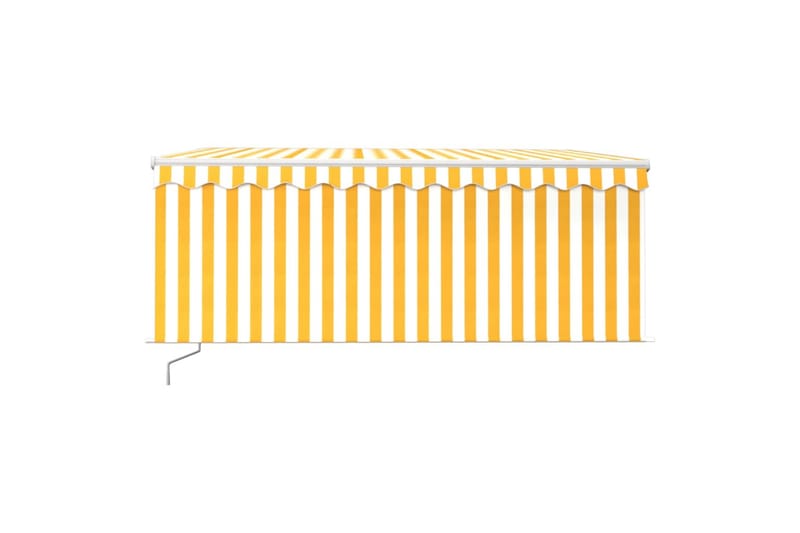 Manuaalisesti kelattava markiisi verho/LED 3x2,5 m - Puutarhakalusteet - Aurinkosuoja - Markiisi