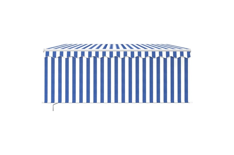 Manuaalisesti kelattava markiisi verho/LED 3x2,5m - Puutarhakalusteet - Aurinkosuoja - Markiisi