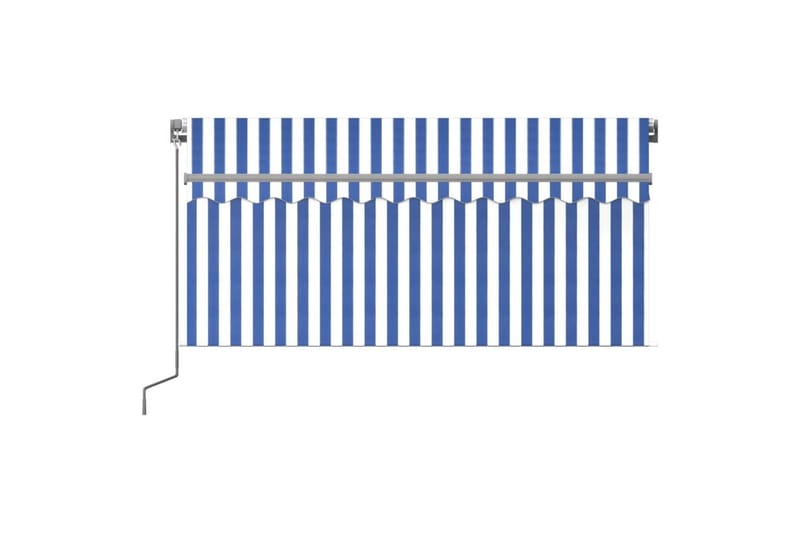 Manuaalisesti kelattava markiisi verho/LED 3x2,5m - Puutarhakalusteet - Aurinkosuoja - Markiisi