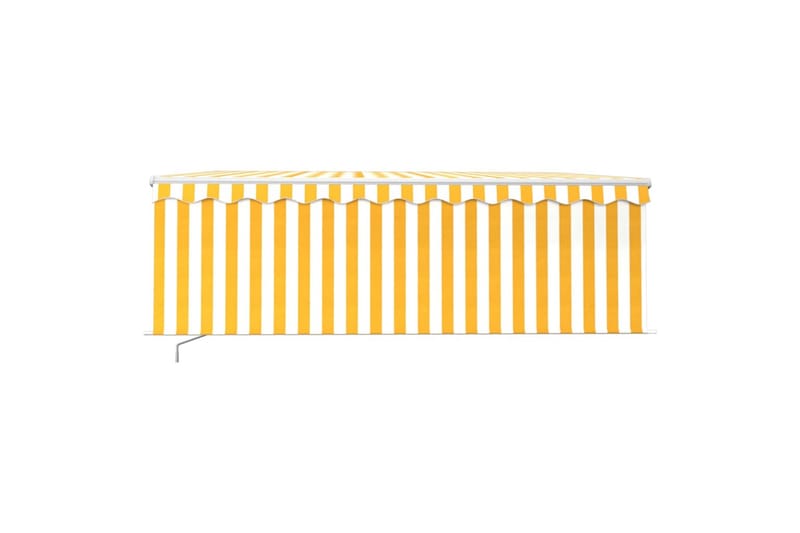Manuaalisesti kelattava markiisi verhot/LED 4x3m - Puutarhakalusteet - Aurinkosuoja - Markiisi
