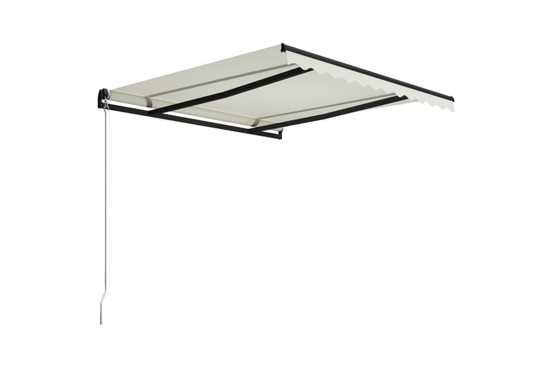 Manuaalisesti sisäänkelattava markiisi 300x250 cm kerma - Puutarhakalusteet - Aurinkosuoja - Markiisi
 - Terassimarkiisi