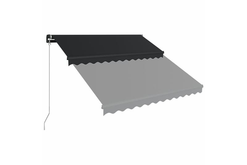 Manuaalisesti sisäänkelattava markiisi 300x250cm antrasiitti - Harmaa - Puutarhakalusteet - Aurinkosuoja - Markiisi
 - Terassimarkiisi