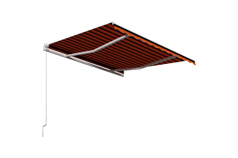 Manuaalisesti sisäänkelattava markiisi 300x250cm - Oranssi - Puutarhakalusteet - Aurinkosuoja - Markiisi
 - Terassimarkiisi