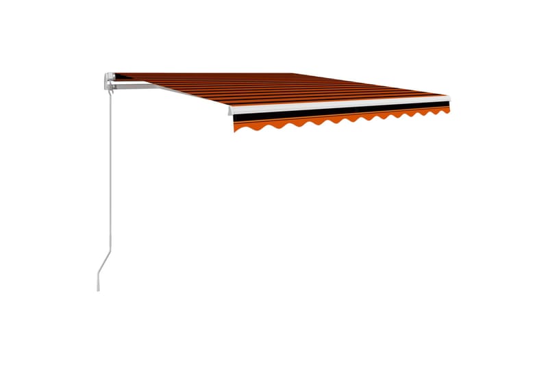 Manuaalisesti sisäänkelattava markiisi 300x250cm - Oranssi - Puutarhakalusteet - Aurinkosuoja - Markiisi
 - Terassimarkiisi