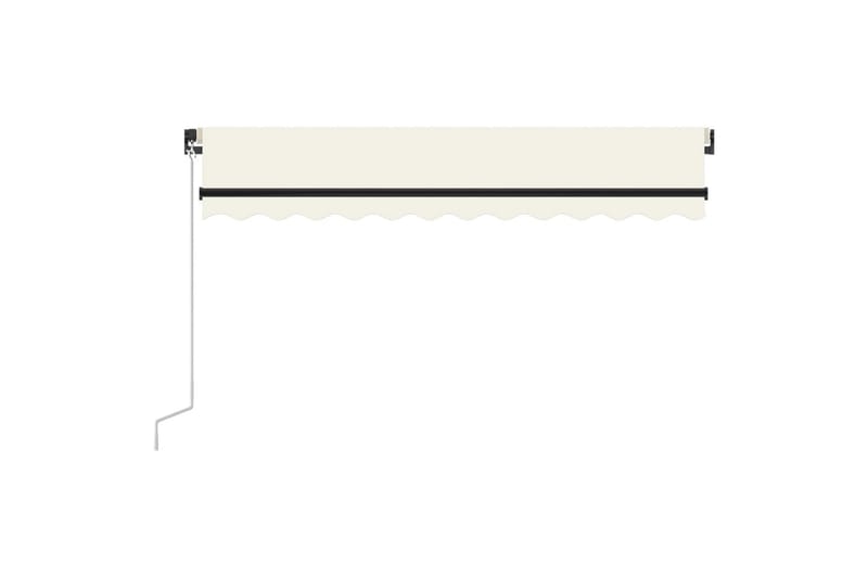 Manuaalisesti sisäänkelattava markiisi 350x250 cm kerma - Puutarhakalusteet - Aurinkosuoja - Markiisi
 - Terassimarkiisi