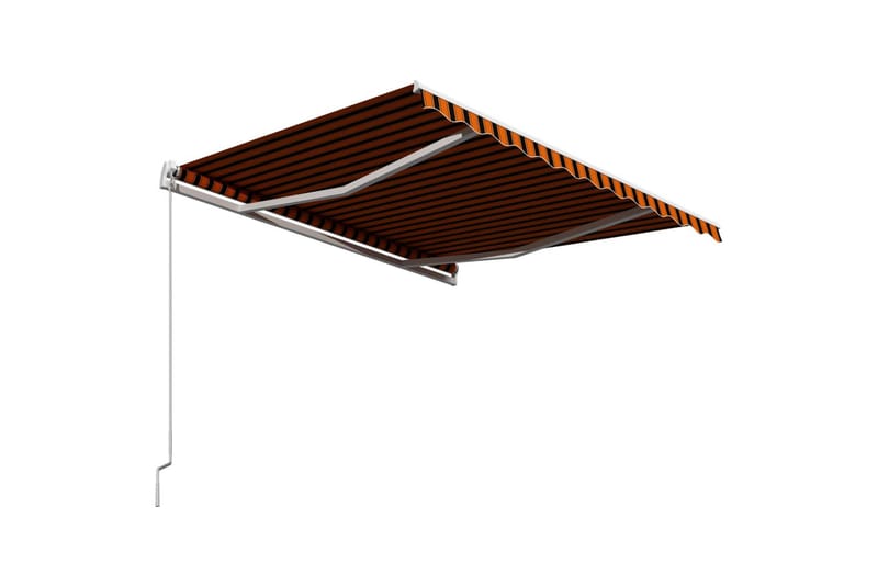 Manuaalisesti sisäänkelattava markiisi 350x250cm - Oranssi - Puutarhakalusteet - Aurinkosuoja - Markiisi
 - Terassimarkiisi