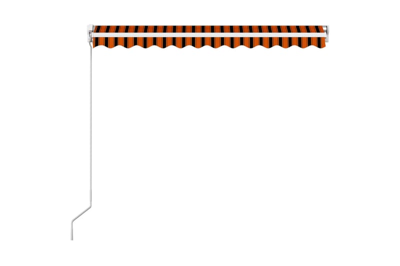 Manuaalisesti sisäänkelattava markiisi 350x250cm - Oranssi - Puutarhakalusteet - Aurinkosuoja - Markiisi
 - Terassimarkiisi