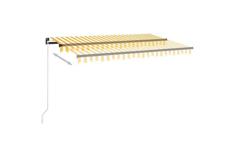 Manuaalisesti sisäänkelattava markiisi 400x350cm - Puutarhakalusteet - Aurinkosuoja - Markiisi
 - Terassimarkiisi