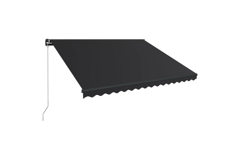Manuaalisesti sisäänkelattava markiisi 450x300cm antrasiitti - Harmaa - Puutarhakalusteet - Aurinkosuoja - Markiisi
 - Terassimarkiisi