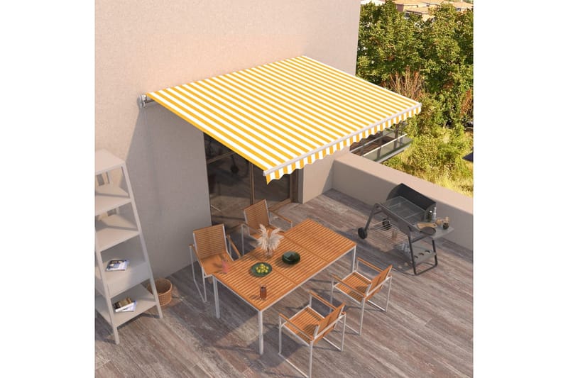 Manuaalisesti sisäänkelattava markiisi 450x300cm - Puutarhakalusteet - Aurinkosuoja - Markiisi
 - Terassimarkiisi