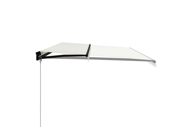 Manuaalisesti sisäänkelattava markiisi 600x300 cm kerma - Puutarhakalusteet - Aurinkosuoja - Markiisi
 - Terassimarkiisi