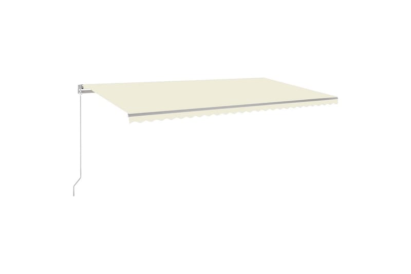 Manuaalisesti sisäänkelattava markiisi 600x350 cm kerma - Puutarhakalusteet - Aurinkosuoja - Markiisi
 - Terassimarkiisi