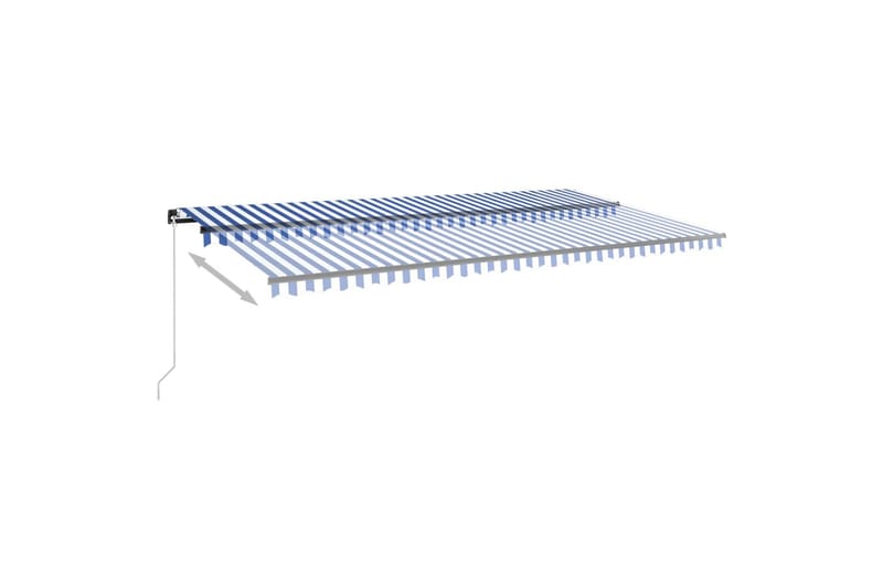 Manuaalisesti sisäänkelattava markiisi 600x350 cm - Puutarhakalusteet - Aurinkosuoja - Markiisi
 - Terassimarkiisi