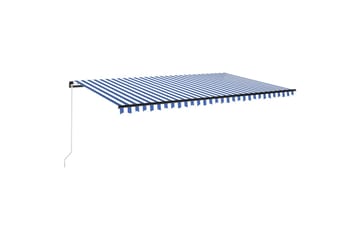 Manuaalisesti sisäänkelattava markiisi LED 500x350 cm - Puutarhakalusteet - Aurinkosuoja - Markiisi
 - Terassimarkiisi