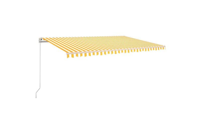 Manuaalisesti sisäänkelattava markiisi LED 500x350cm - Puutarhakalusteet - Aurinkosuoja - Markiisi
 - Terassimarkiisi