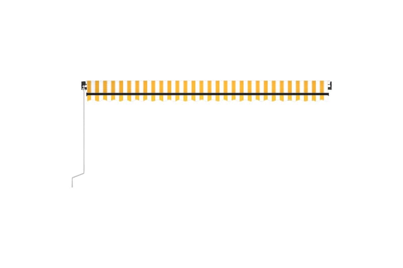 Manuaalisesti sisäänkelattava markiisi LED 500x350cm - Puutarhakalusteet - Aurinkosuoja - Markiisi
 - Terassimarkiisi