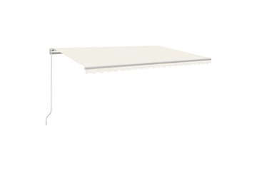 Manuaalisesti sisäänkelattava markiisi LED-valo 500x350cm - Puutarhakalusteet - Aurinkosuoja - Markiisi
 - Terassimarkiisi