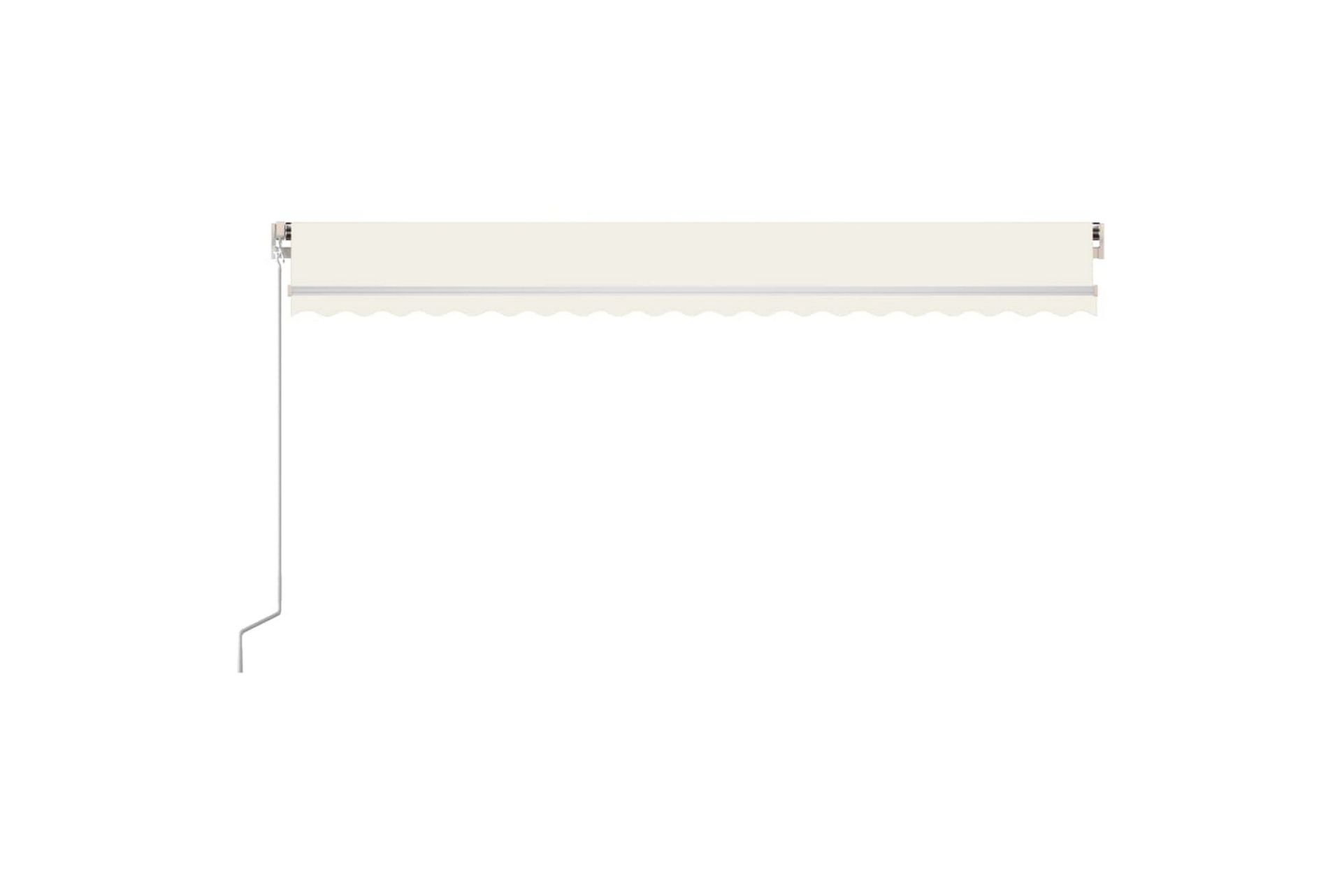 Manuaalisesti sisäänkelattava markiisi LED-valo 500x350cm - Puutarhakalusteet - Aurinkosuoja - Markiisi
 - Terassimarkiisi