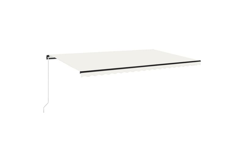 Manuaalisesti sisäänkelattava markiisi LED-valo 500x350cm - Puutarhakalusteet - Aurinkosuoja - Markiisi
 - Terassimarkiisi