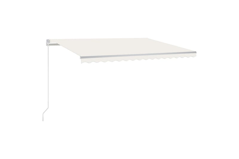 Manuaalisesti sisäänkelattava markiisi LEDillä 450x300 cm - Puutarhakalusteet - Aurinkosuoja - Markiisi
 - Terassimarkiisi