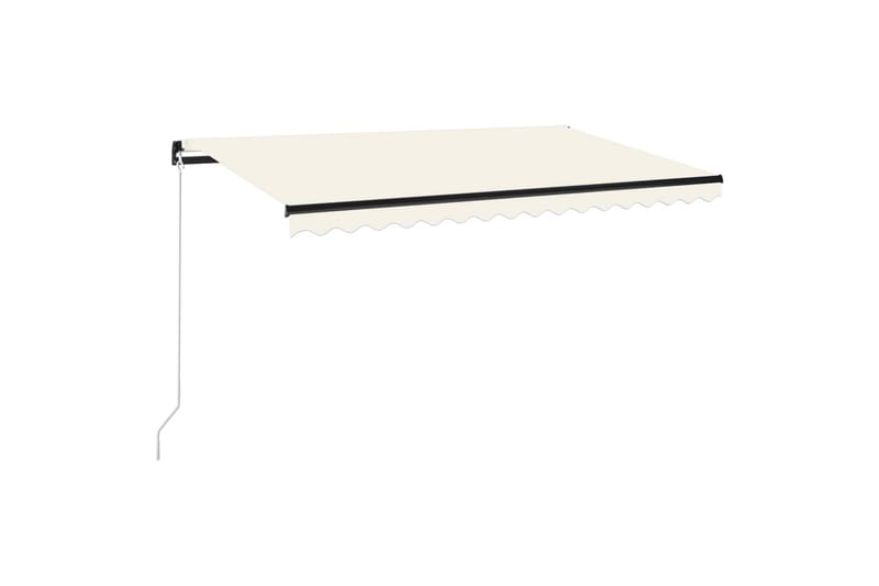 Manuaalisesti sisäänkelattava markiisi LEDillä 450x350 cm - Puutarhakalusteet - Aurinkosuoja - Markiisi
 - Terassimarkiisi