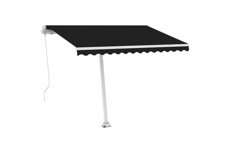 Markiisi LEDillä Mekaaninen 300x250 cm - Antrasiitti - Puutarhakalusteet - Aurinkosuoja - Markiisi
 - Terassimarkiisi