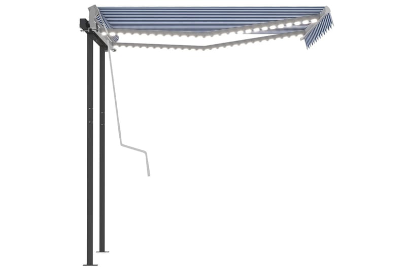 Markiisi LED/tuulisensori 3,5x2,5 m - Puutarhakalusteet - Aurinkosuoja - Markiisi
 - Terassimarkiisi