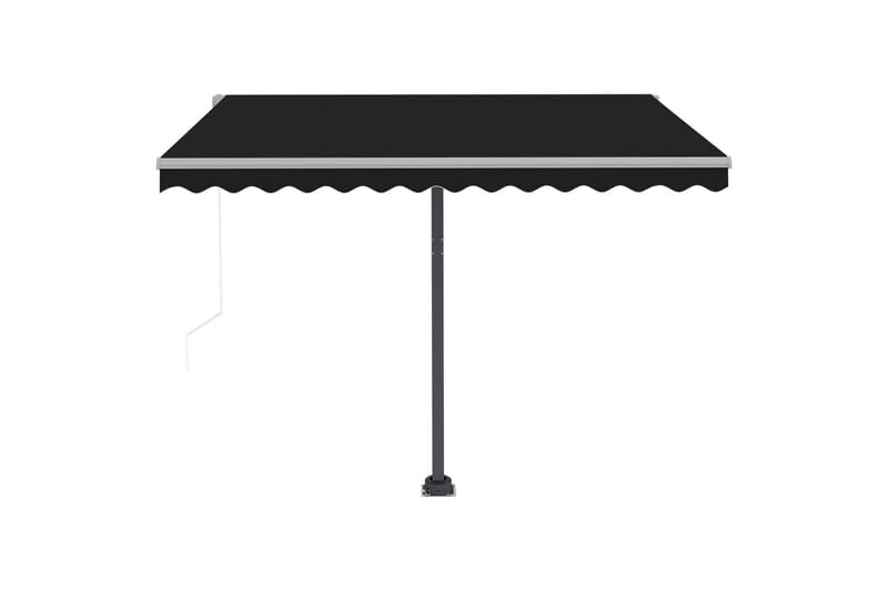 Markiisi LED/tuulisensori 350x250cm - Antrasiitti - Puutarhakalusteet - Aurinkosuoja - Markiisi
 - Terassimarkiisi