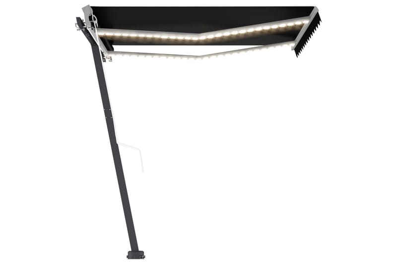 Markiisi LED/tuulisensori 350x250cm - Antrasiitti - Puutarhakalusteet - Aurinkosuoja - Markiisi
 - Terassimarkiisi