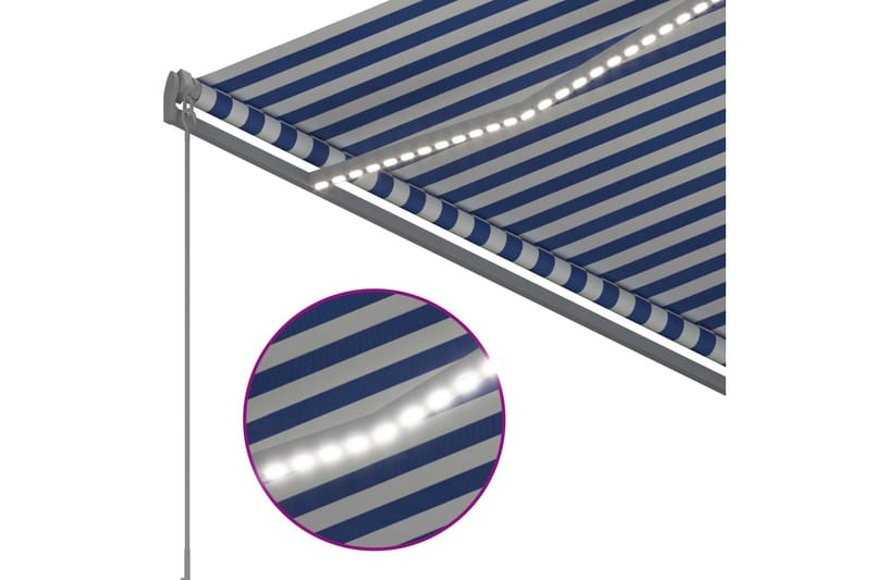 Markiisi Sisäänkelattava LED/tuulisensori 3x2,5 m - Led - Terassimarkiisi - Markiisi
 - Parvekemarkiisi - Ikkunatarvikkeet