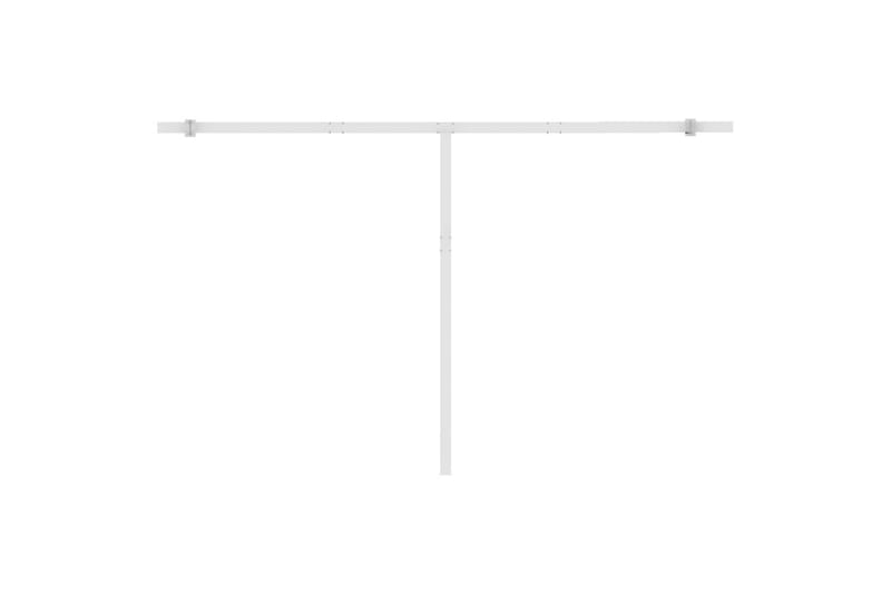 Markiisi Sisäänkelattava LED/tuulisensori 400x350cm - Sininen - Puutarhakalusteet - Aurinkosuoja - Markiisi
 - Terassimarkiisi