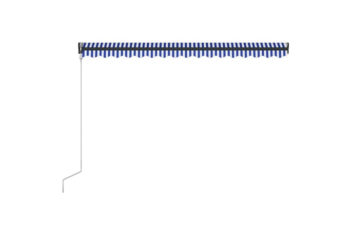 Markiisi tuulisensorilla & LED 350x250cm sininen & valkoinen - Sininen - Terassimarkiisi - Markiisi
 - Parvekemarkiisi - Ikkunatarvikkeet