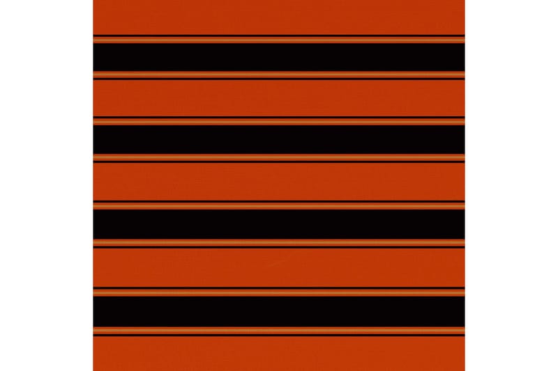 Markiisikangas oranssi ja ruskea 300x250 cm - Puutarhakalusteet - Aurinkosuoja - Markiisi
