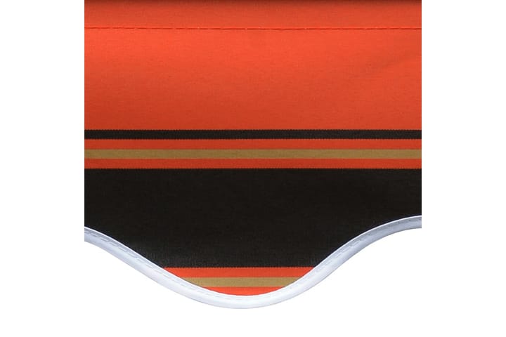 Markiisikangas oranssi ja ruskea 600x300 cm - Monivärinen - Markiisi
 - Ikkunamarkiisi - Ikkunatarvikkeet