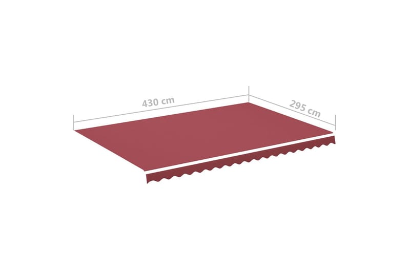 Varakangas markiisiin 4,5x3 m - Viininpunainen - Puutarhakalusteet - Aurinkosuoja - Markiisi
 - Markiisitarvikkeet - Markiisikangas